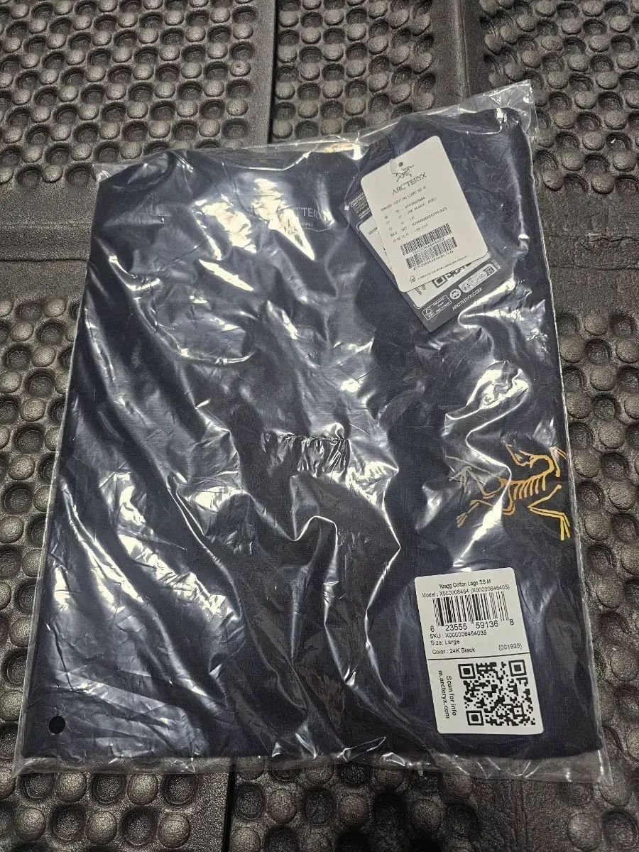 ARC'TERYX アークテリクス クラッグ コットン ロゴ Tシャツ ブラック L