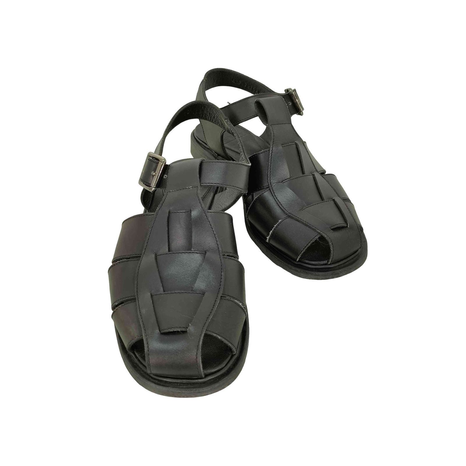 パラブーツ Paraboot フランス製 牛革 グルカサンダル レディース 表記無 1/7