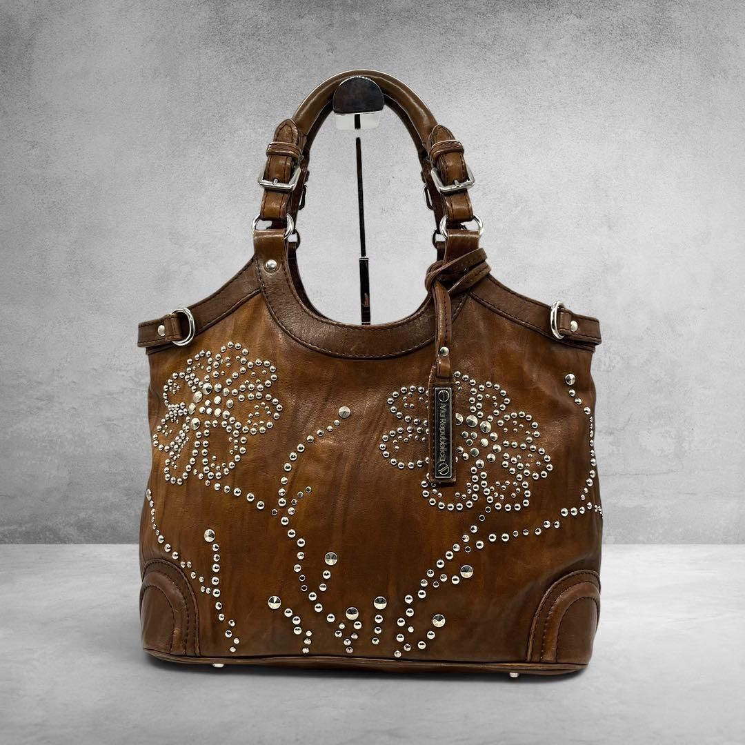 archive y2k grunge studded leather tote archive y2k グランジ