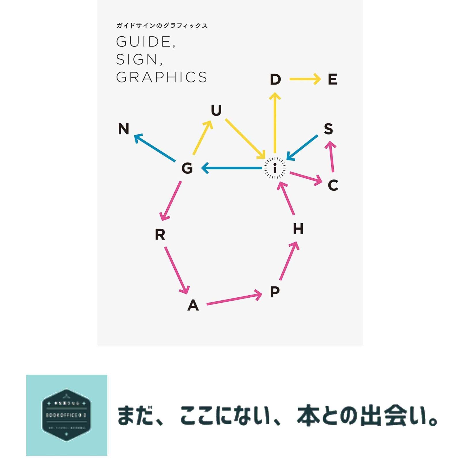 ガイドサインのグラフィックス COMMUNE; 和田侑子