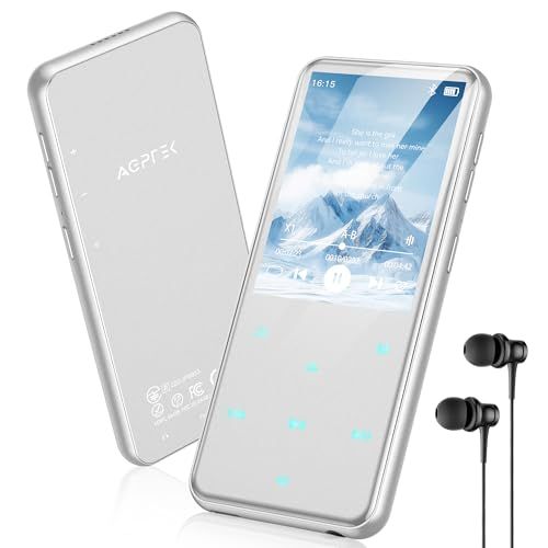 新色発売 MP3プレーヤー AGPTEK Bluetooth5.3 64GB内蔵 2.4