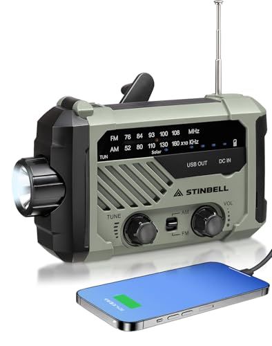 【万が一に備える】防災ラジオ 多機能 携帯 手回し充電ラジオ 2000mAhバッテリ SOSアラート付き 懐中電灯 AM/FM 台風 地震 津波 緊急対策 小型 非常用バッテリー 防災用 アウトドア キャンプ 緊急用 USB充電式 単4電池式 4be7104f
