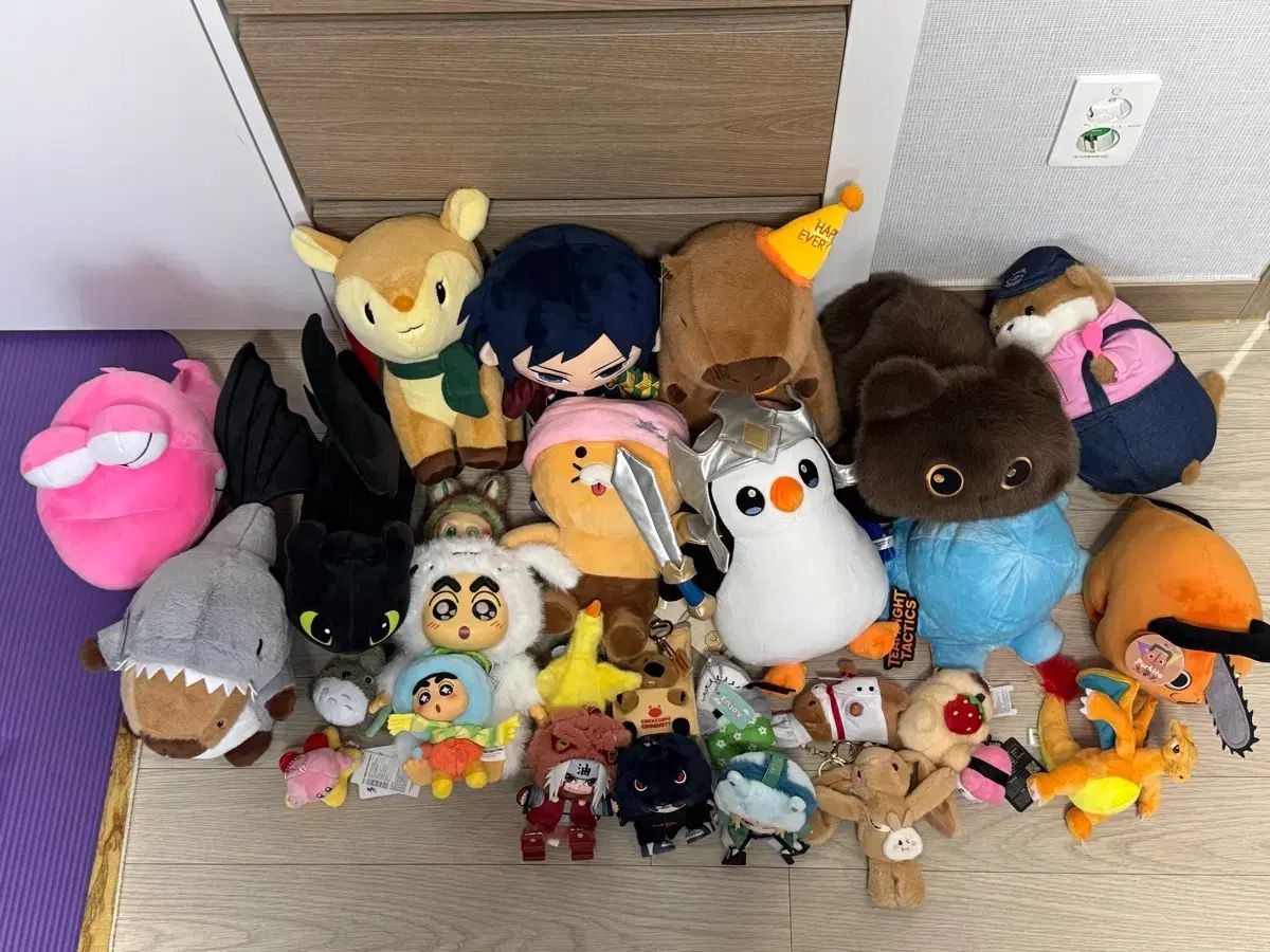 ぬいぐるみやフィギュアをお持ち帰りください