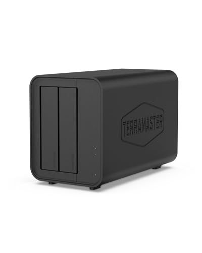 TERRAMASTER テラマスター D2-320 2ベイ USB ハードディスク エンクロージャ USB 3.2 Gen 2 10Gbps Type-C 2Bay RAID 0, 1, シングル, JBOD 対応 メーカー直営店 HDD 付属なしt