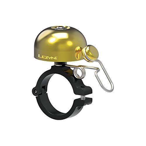 LEZYNE(レザイン) 自転車 ベル 真鍮製(内径22.2-25.4mm) ステンレス 小型 CLASSIC BRASS BELL HARD MOUNT付き【日本正規品】ma dcf23917