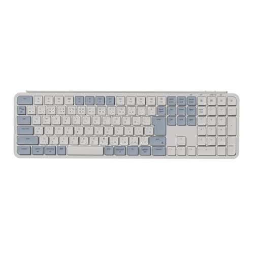 【国内正規品】Keychron B6 Pro ウルトラスリム ワイヤレスキーボード、フルサイズ、テンキー付、ZMKカスタマイズ、シザースイッチ、2.4 GHz/Bluetooth 5.2/有線接続、ロングバッテリーライフ、Mac Window 2d926b25