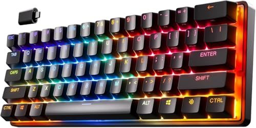 【限定壁紙付き】Steelseries ラピッドトリガー 搭載 ゲーミングキーボード ミニサイズ Apex Pro Mini Wireless JP 無線 ワイヤレス 日本語配列 Quantum 2.0ワイヤレス接続 OmniPointスイッ e1fc97c8