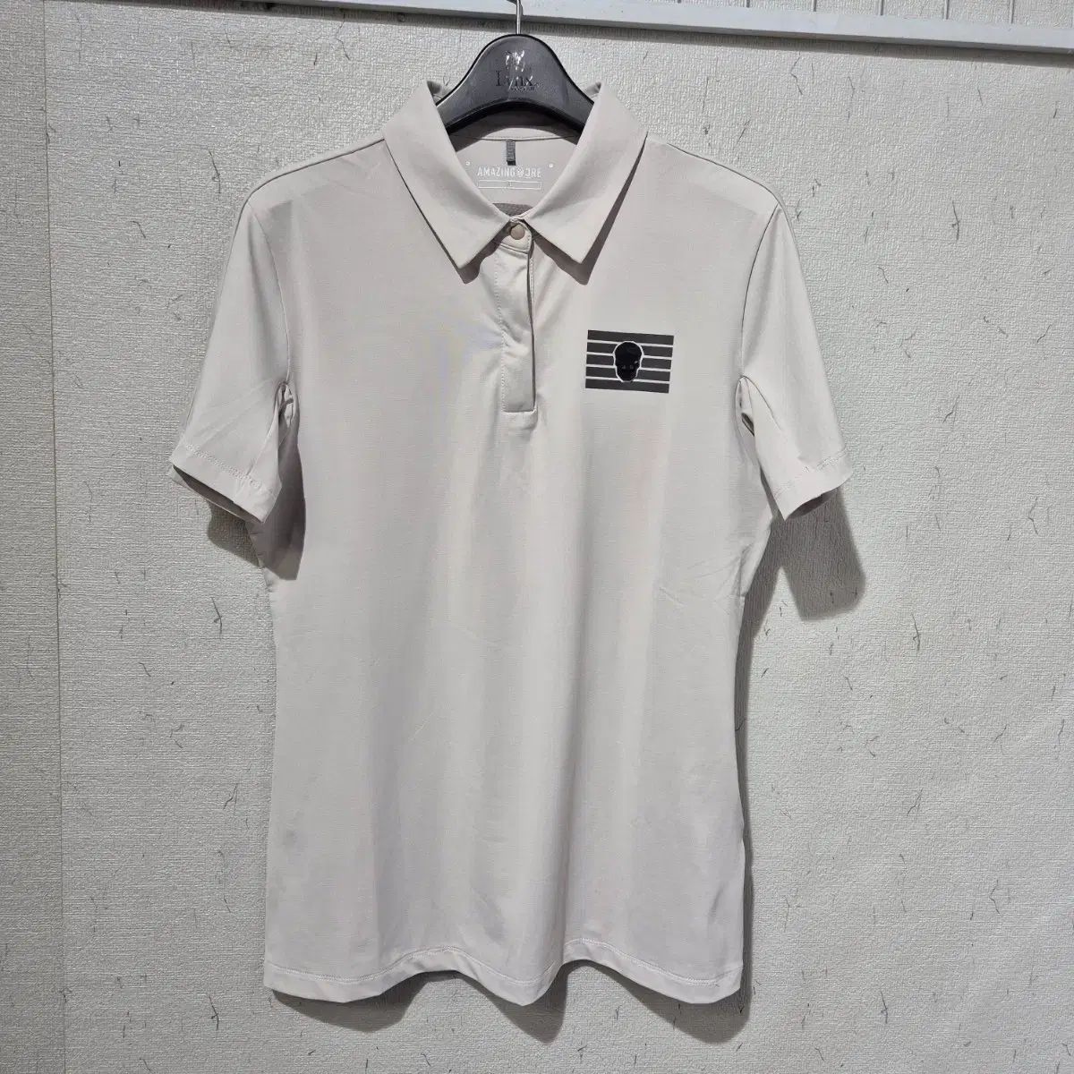 アメイジングクリー レディース 半袖 ポロTシャツ ベージュ