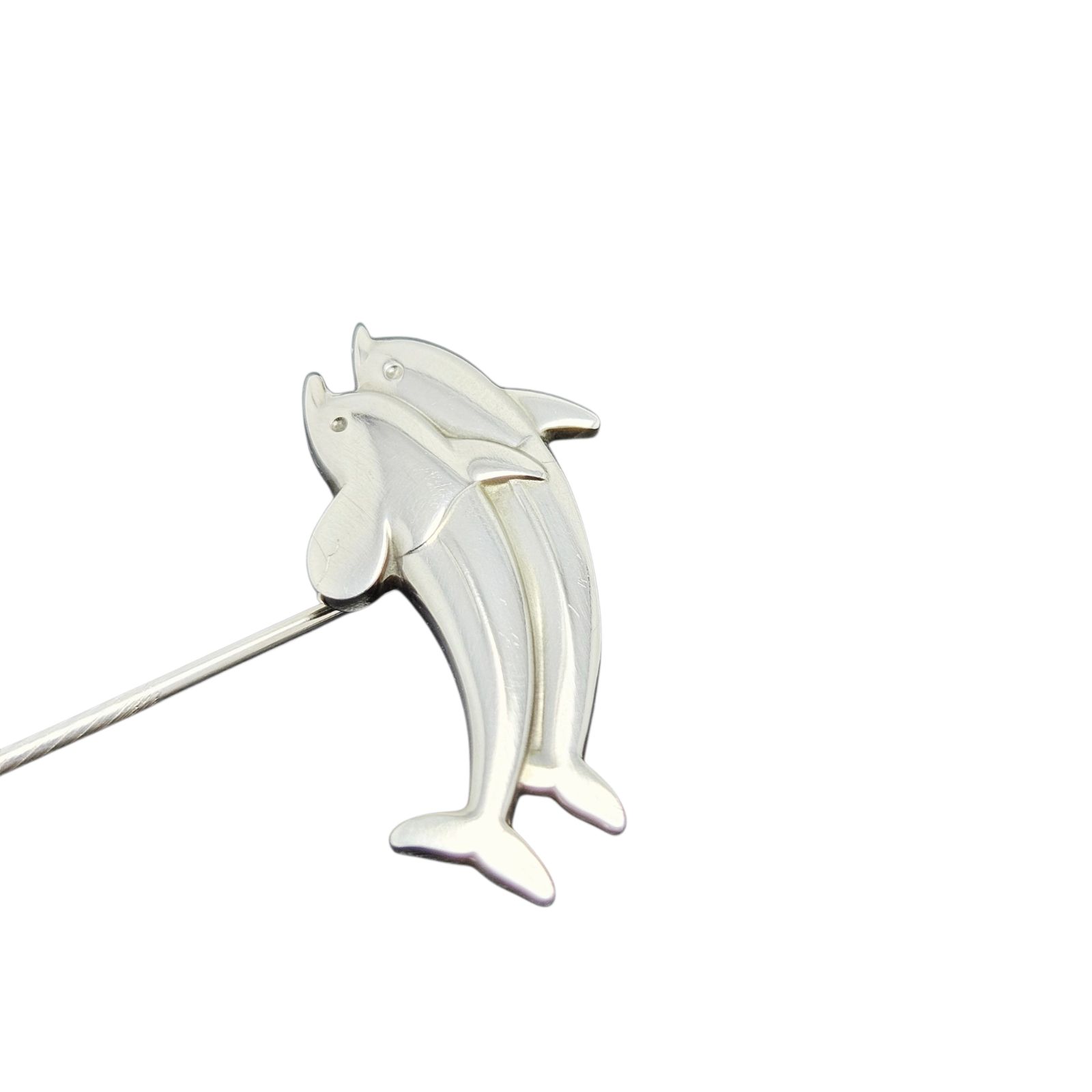 GEORG JENSEN ブローチ No.129 イルカ 925S - メルカリ