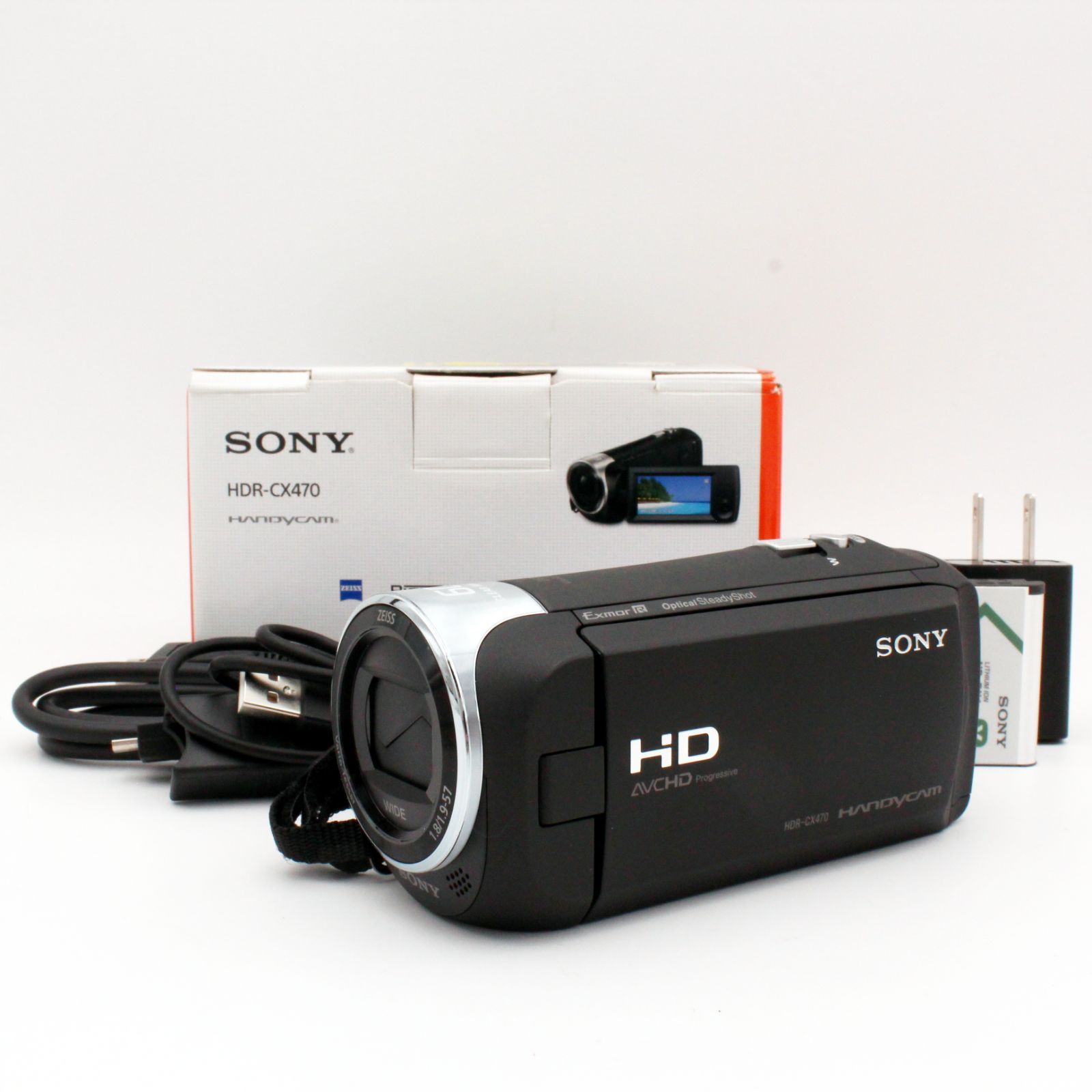 【新品級】SONY HDR-CX470 ブラック デジタルビデオカメラ#9942