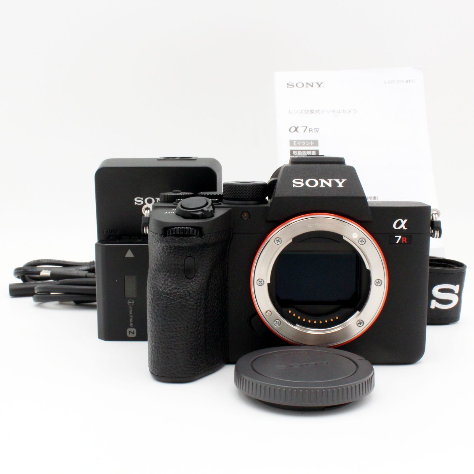 わずかシャッター数9776枚【新品級】SONY α7R IV ILCE-7RM4A ボディ#9946