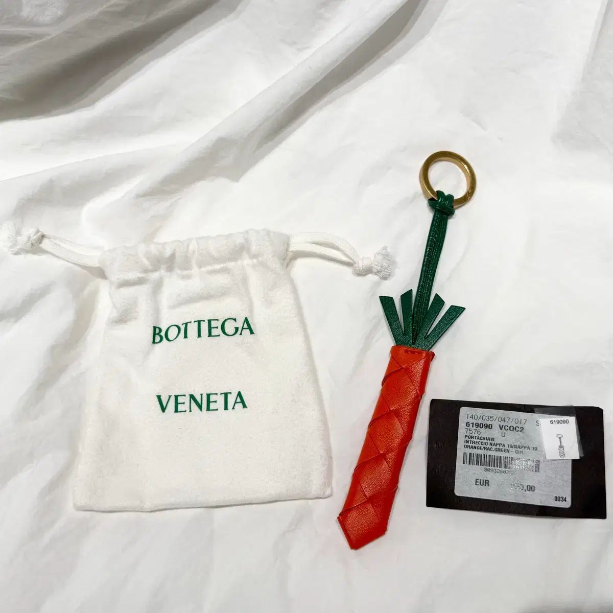 ボッテガ・ヴェネタ ニンジン キーホルダー 新品