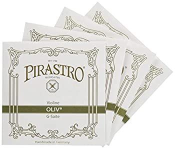【中古】 PIRASTRO OLIV オリーブ バイオリン弦セット E線ボールエンド