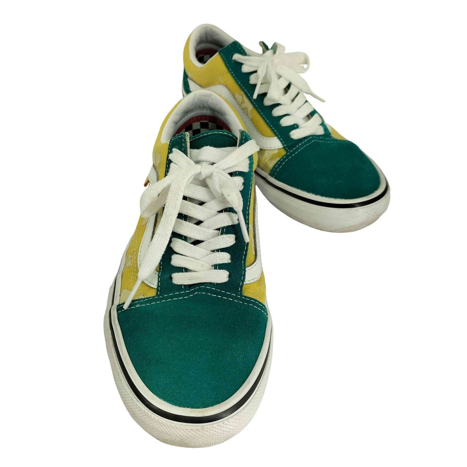 バンズ VANS SKATE OLD SKOOL ALOHA MARINE GOLD メンズ JPN：27