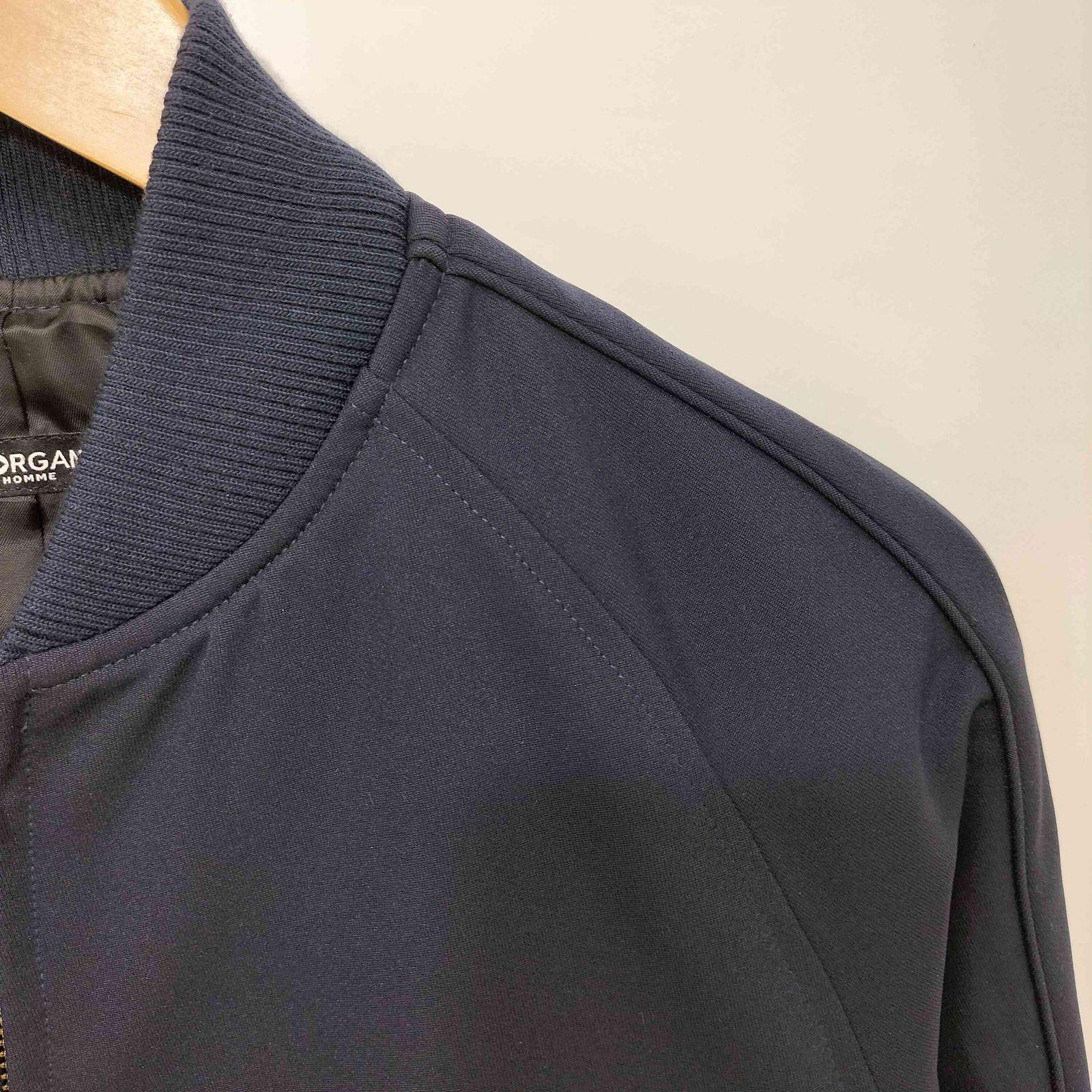 モルガンオム MORGAN HOMME ナイロン ジップアップ ブルゾン メンズ 