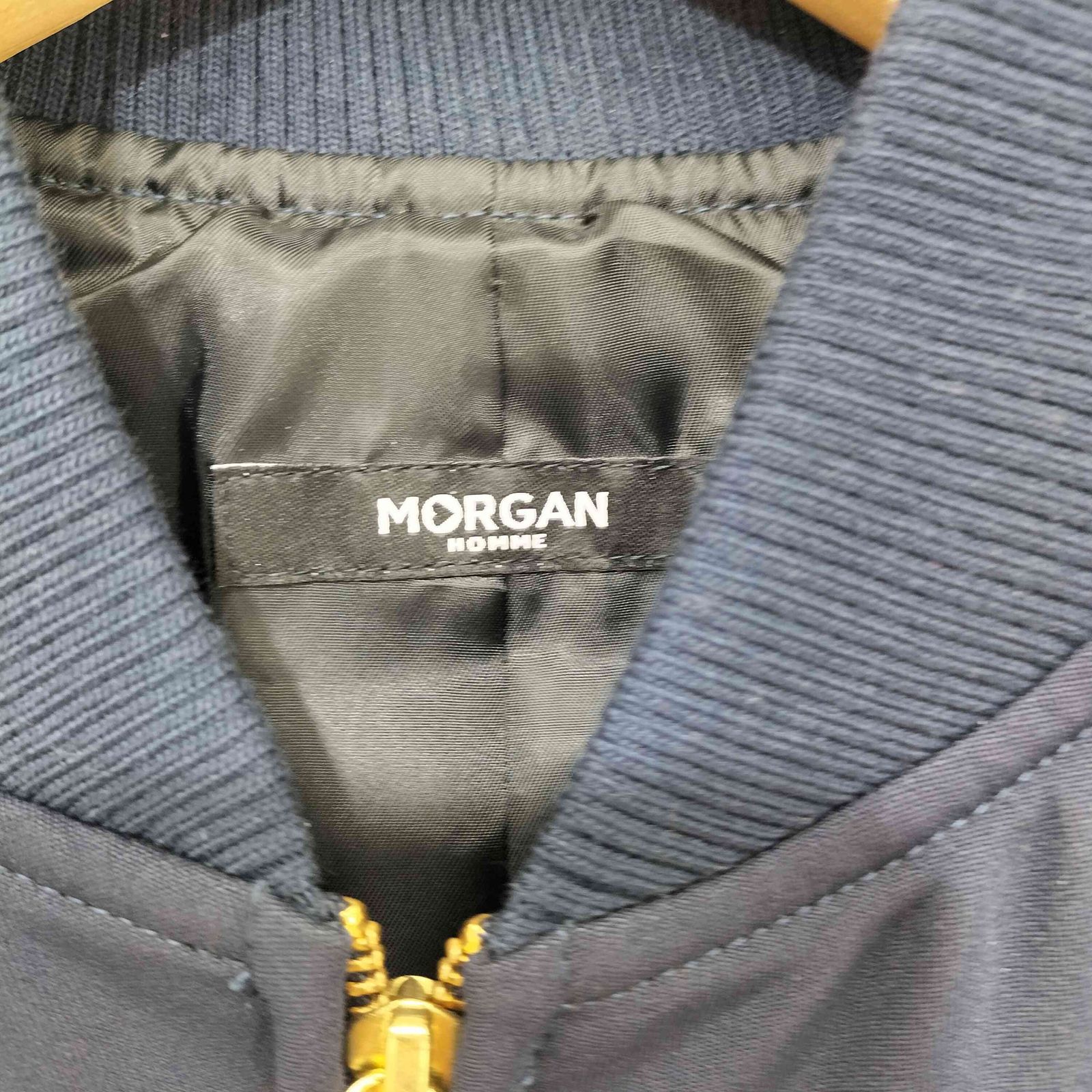 モルガンオム MORGAN HOMME ナイロン ジップアップ ブルゾン メンズ 