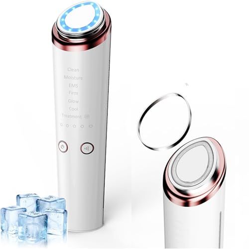 美顔器 【2026新モデル】 RF温冷美顔器 RF美顔器 超音波振動 イオン導出 イオン導入 EMS 微電流 温熱 冷感 LED搭載 1台多役 6種類モード 5段階レベル クレンジング 毛穴汚れとり 肌引き締め 目元ケア 口元ケア 肌ケア U fd3b2cac