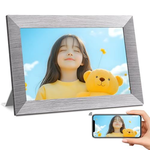 デジタルフォトフレームWiFi 10.1インチ 32GB内蔵 1280×800解像度 デジタルアルバム タッチスクリーン 64GB SDカード/Tpye-C USBメモリ拡張可 自動回転 遠隔転送 フォトフレーム写真/動画再生★m f96e89b0