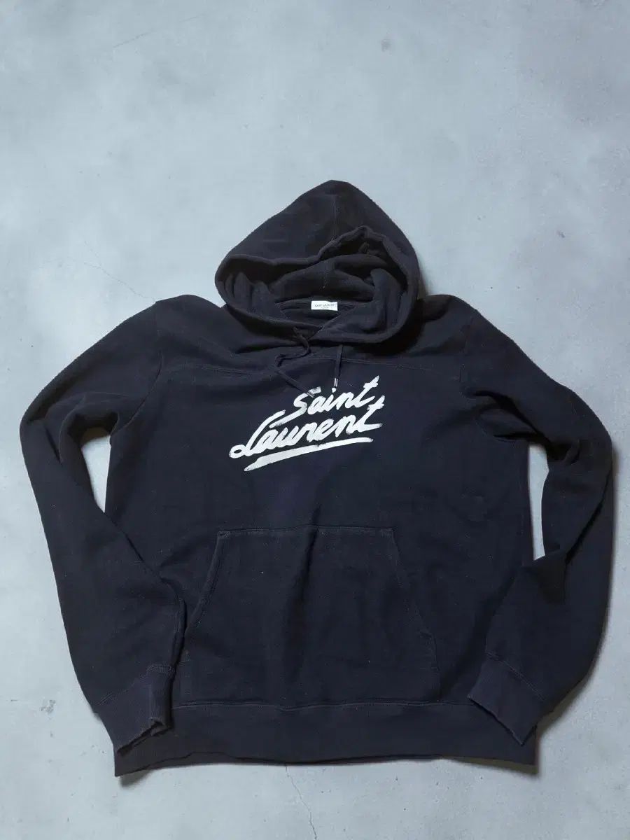 Saint Laurent サンローラン 50s シーグリ cignature(シグネチャー) ロゴ Tシャツ XXL / フランス 製作 WHO