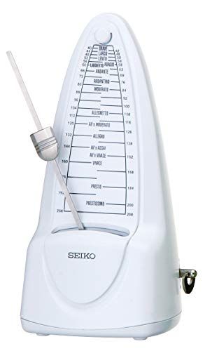 SEIKO セイコー メトロノーム 振り子式 スタンダード ピュアホワイト SPM320Wt