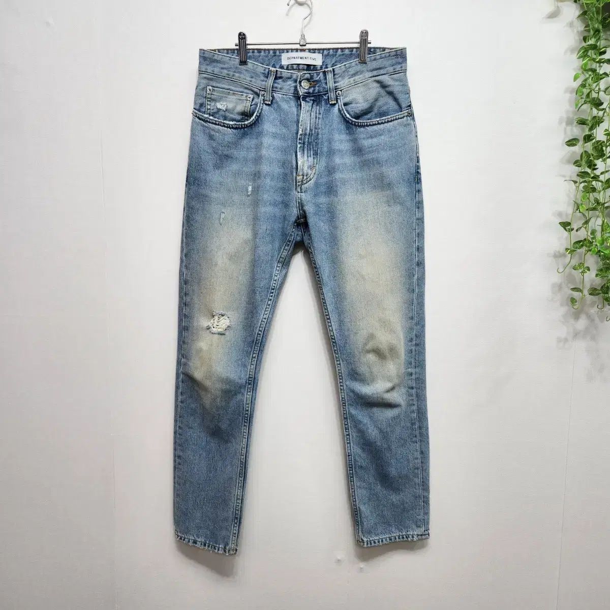 韓国国内택正規品 ) DEPARTMENT FIVE ダメージウォッシュデニム