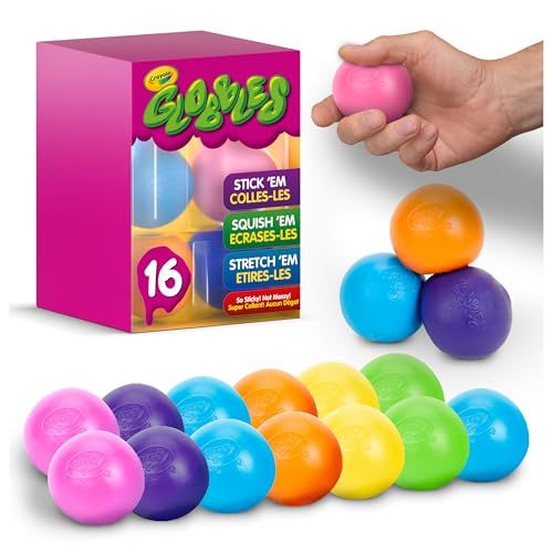 クレヨラ (Crayola) グロブル スクイーズ玩具 粘着ボール ストレス発散グッズ 16個セット 747292 正規品送料無料 bcaca279