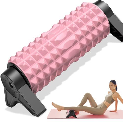 日本限定特許製品（登録第3253020号）【SFF優勝者筋トレ専門家が推奨xPoco'ce 掲載】取り外し可能 三角スタンド型 フォームローラー 筋膜ローラー【滑らない固定スタンド】初心者向け ストレッチポール【ダブルゾーントリガーポイント】 0244f682