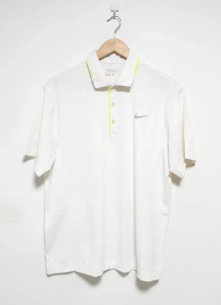 NIKE ナイキ ゴルフ ドライフィット 半袖 カラーTシャツ 100 サイズ 白