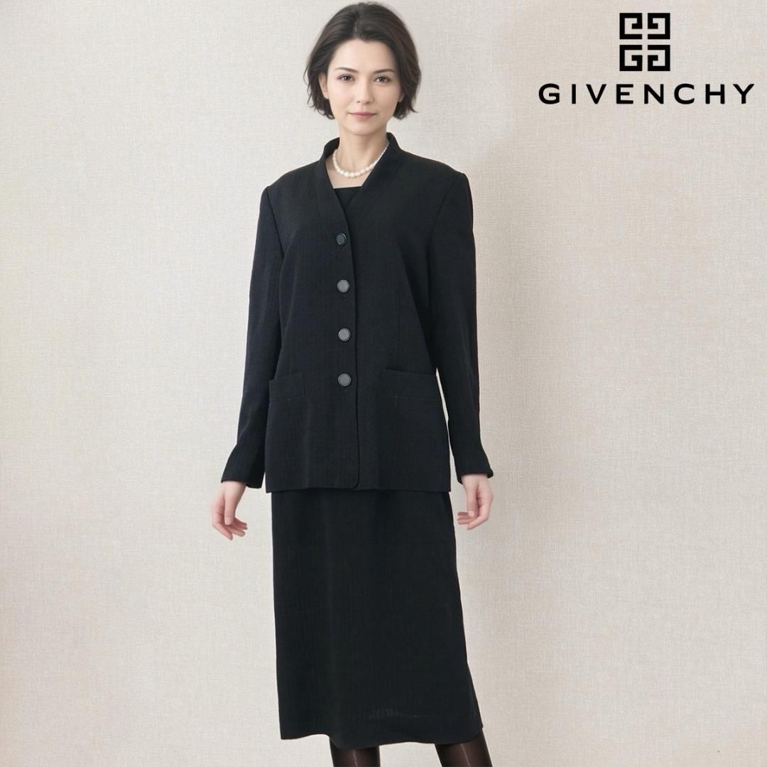 ■当日発送可能！東京ソワール　GIVENCHY　高級礼服　トリアセテート混
