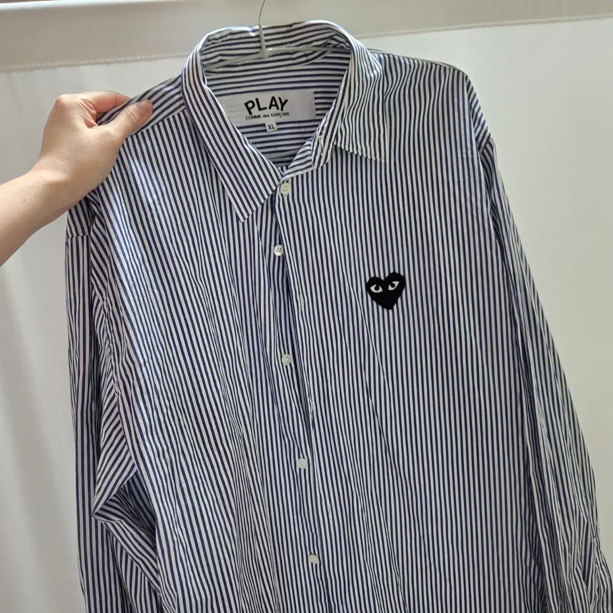 COMME des GARCONS PLAY ストライプ シャツ XL 新品
