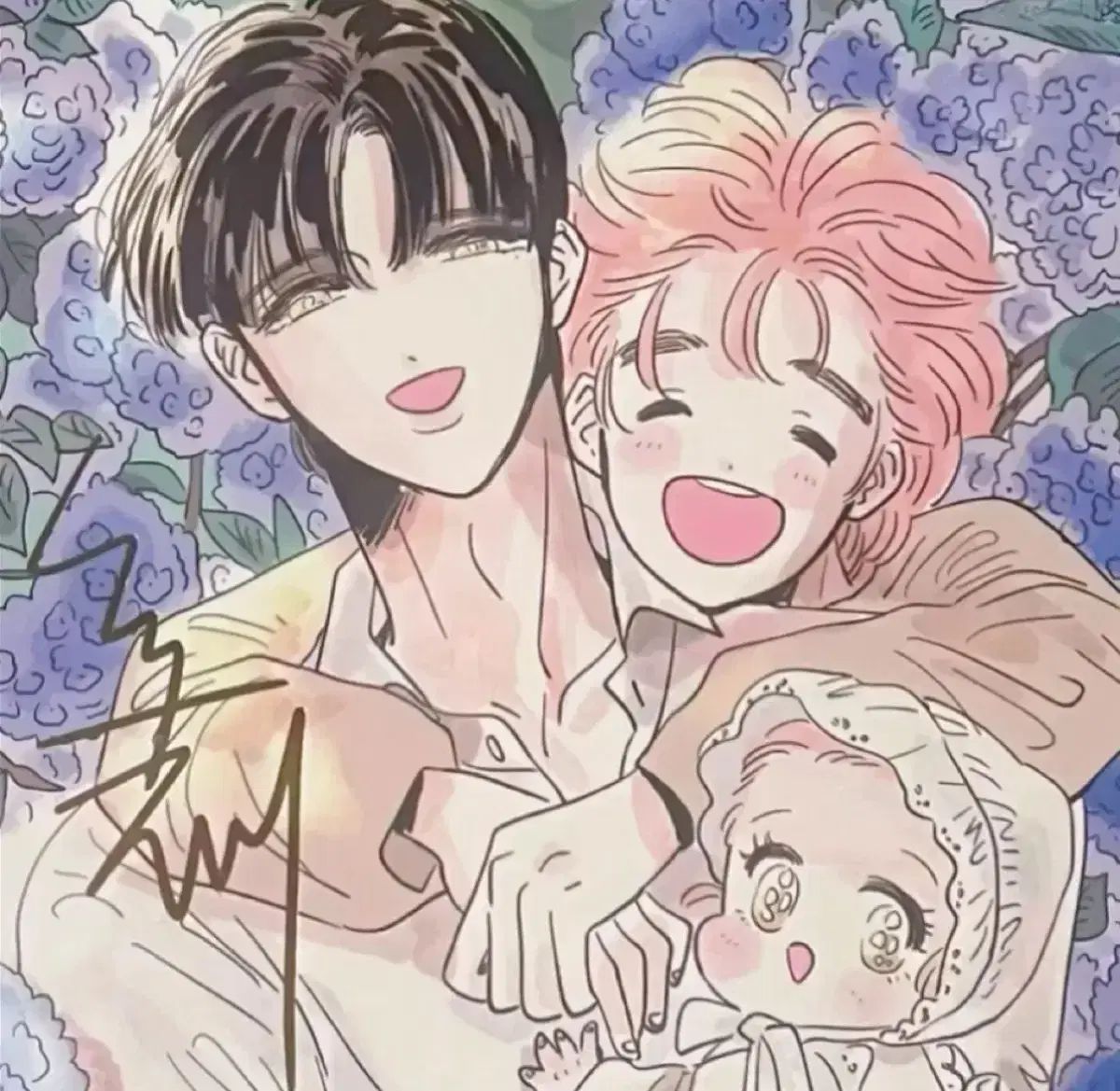녹채 호식이 이야기 特典 ビジュアル色紙