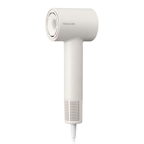 テスコム (TESCOM) ドライヤー マイナスイオン 静音 軽量 高速ブラシレスDCモーター コンパクト 冷温風 4モード [ HIGH/LOW/COOL/AUTO ] ラク抜きプラグ ベージュ TD760A-C/Et