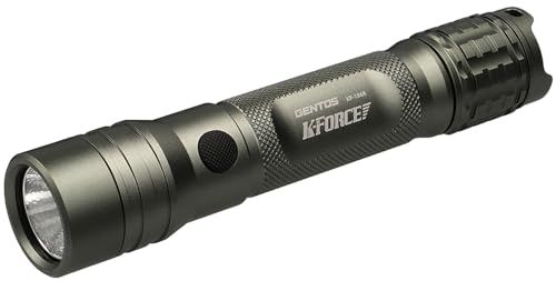 GENTOS(ジェントス) 懐中電灯 LEDライト 充電式/単3電池/単4電池 340~1200ルーメン K-FORCEシリーズ KF-L132DS/KF-L132DB/KF-L143D/KF-L145HUV/KF-L186R ハンディライト フラッシュライt