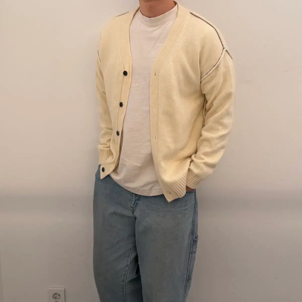 トニーウェック カシミアブレンド カーディガン
