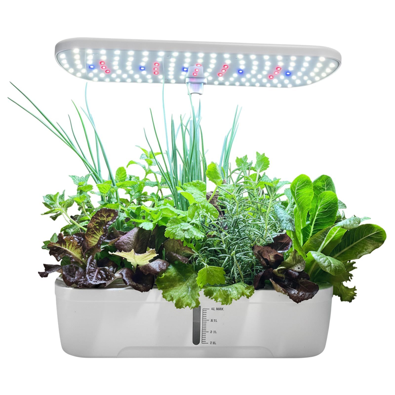 水耕栽培キット 簡単操作・水耕栽培セット。・LED植物成長ライト・自動水循システム・植物に最適な生育環境を提供し、室内で手軽に家庭栽培を楽しめます [ ASLT ] (ホワイト)kk c64e286e