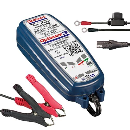テックメイト(TecMATE)【公式】OptiMate3 バッテリーメンテナー ver.2 TM-447 バイク用 全自動充電器 鉛バッテリー対応 AGM,液式,GEL(沖縄・離島の方発送不可）) b764b1cf