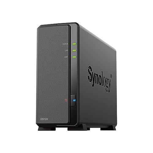 Synology NASキット 1ベイ DS124/G【ガイドブック付】 クアッドコアCPU搭載 1GBメモリ搭載 ミドルライトユーザー向け 国内正規代理店フィールドレイク取扱品 電話サポート対応品 DiskStationt