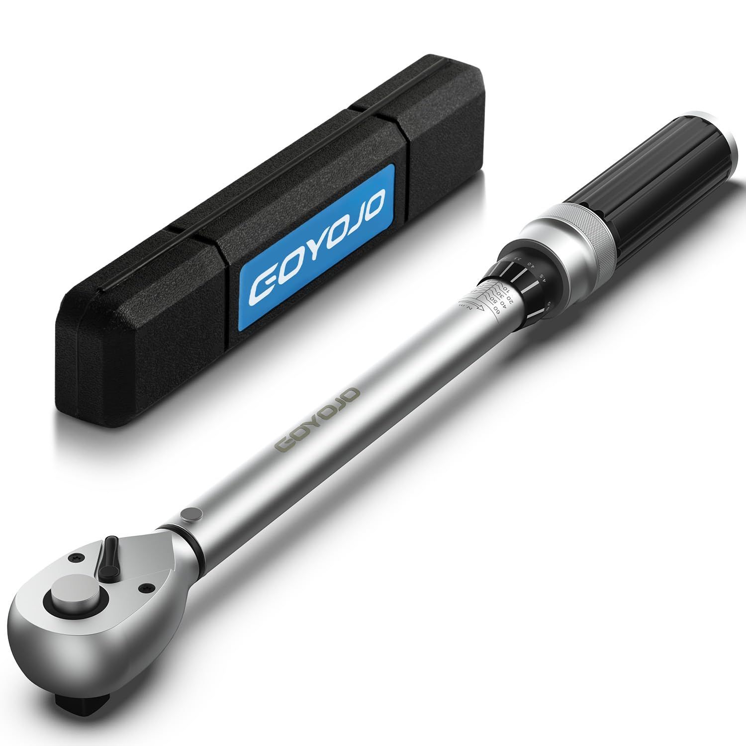 GOYOJO トルクレンチ プレセット型 差込角(3/8 インチ) 5-60N.m 両回転対応 トルク精度 ±3% 自動車用、自電車、オートバイ、機械の整備 作業工具 （ 5-60N.m ） 国内発送 1165ea0d