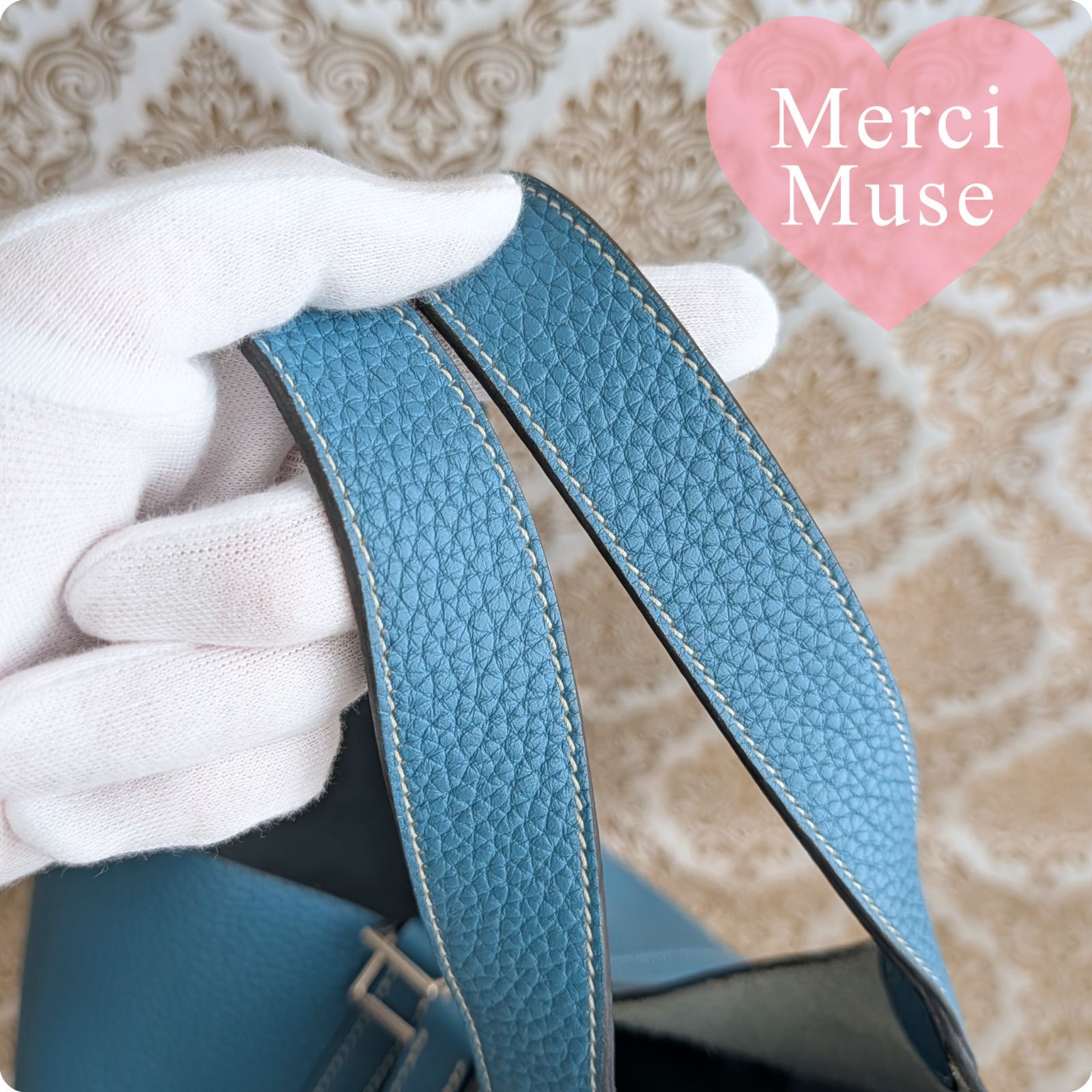 ❤お得なお品❤ピコタンロックMM22 ブルージーンxシルバー金具