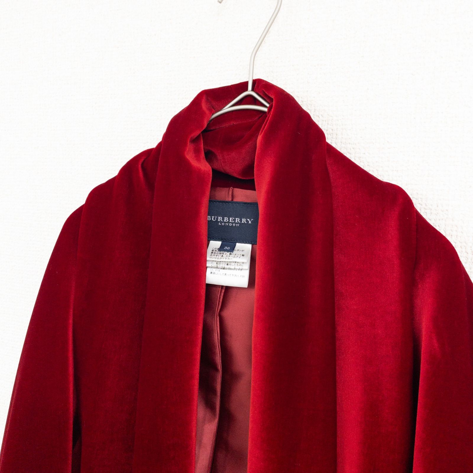 BURBERRY LONDON バーバリーロンドン ボレロジャケット ベルベット