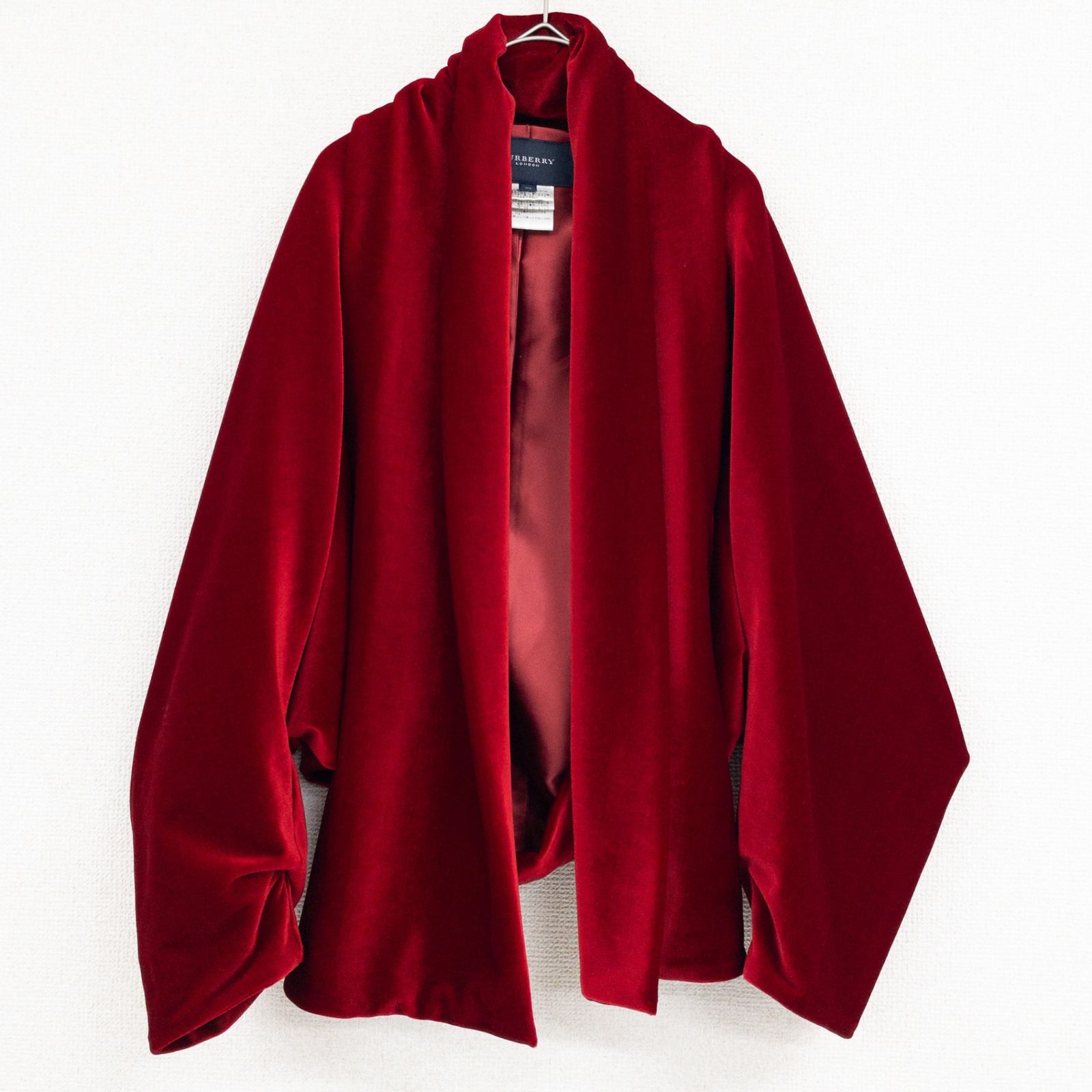 BURBERRY LONDON バーバリーロンドン ボレロジャケット ベルベット BURBERRY LONDON バーバリーロンドン ボレロジャケット ベルベット