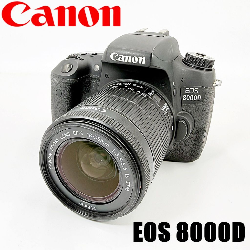 キヤノン CANON EOS 8000D レンズキット 一眼レフ カメラ 中古