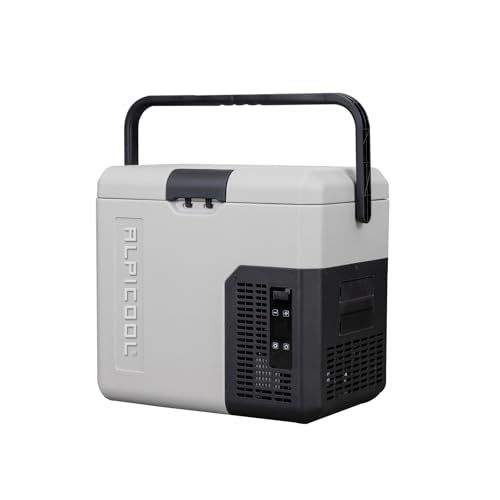 Alpicool ポータブル冷蔵庫 車載冷蔵庫 車載冷蔵冷凍庫 P18 18L 18リットル -20℃?20℃ コンプレッサー式 急速冷凍 AC100V DC12V/24V コンパクト 軽量 持ち運び便利 静音 45W 省エネ 車載家庭両用 アウトドア pms