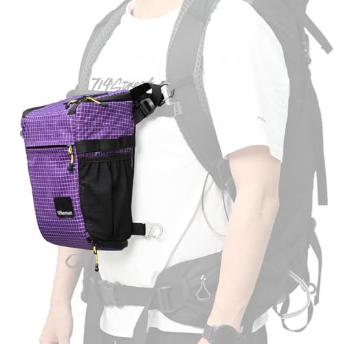 【新品】カメラバッグ 登山 リュックに付ける カメラをサッと取出せる カメラケース リュックに固定 カメラショルダーバッグ 多機能 多用途 防水 大容量 4WAY 緩衝材入り 容量拡張できる 仕切り調整可 軽量 ショルダー付き 旅行 アウトド f72ea244