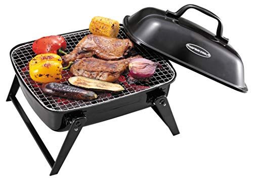 キャプテンスタッグ(CAPTAIN STAG) BBQコンロ グリル オーブン 焚き火台 BBQ スモークオーブングリル ミニ ふた付き ブラック UG-61送料無料 7b8db8ea