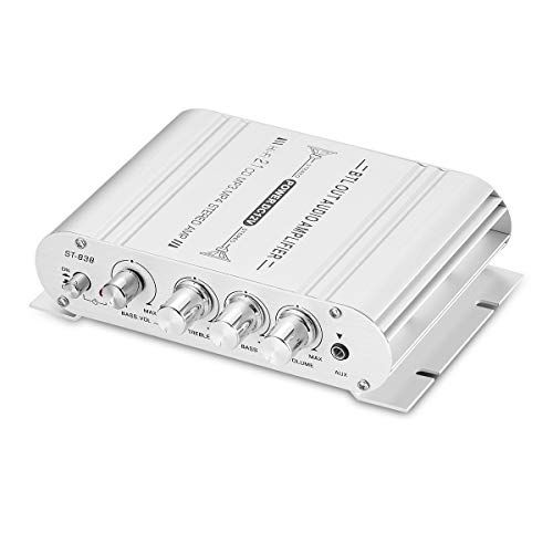 Nobsound Mini HiFi ステレオ 2.1CH オーディオアンプ 家庭 車 ヨット 用 サブウーファーアンプ 電源アダプター付属(沖縄・離島の方発送不可）) 0c64be41