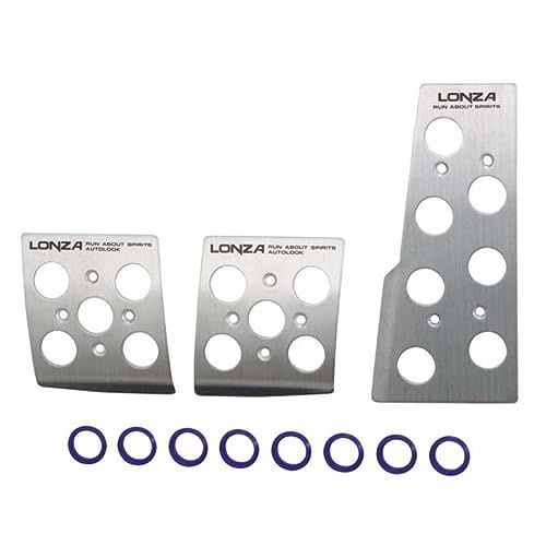 ナポレックス(Napolex) LONZA 車用アルミペダル MT車専用 ペダルセット スポーツペダル アクセル寸法139x63mm カー用品 LZ-302kk d31de3aa