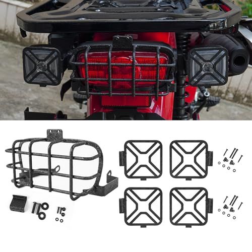 ホンダ 用 ハンターカブ CT125 テールライトカバー+ ウインカー カバー5個セット ハンターカブ ct テールランプ ウインカーガードハンターカブct125 カスタムパーツ メタル ブラックkk 472c5f5a