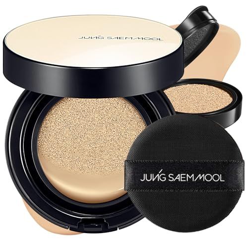 [JUNG SAEM MOOL 公式] ESSENTIAL SKIN NUDER CUSHION SET (Cushion+refill) スキン ヌーダー クッション (本体+リフィル) SPF50+/PA+++ (LIGHT)ma