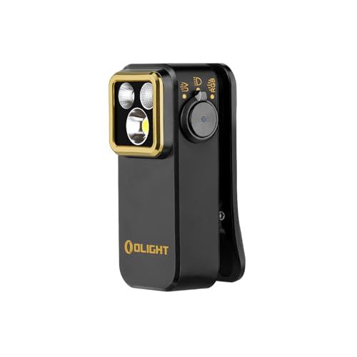 OLIGHT(オーライト) Oclip Pro S ledライト クリップライト ランニング 懐中電灯 小型 5つの光源 600ルーメン 軽量 USB-C充電式 アウトドア 登山 犬散歩 ウォーキング ハイキング 点検 レジン用 ペットの尿検 2424a9f9